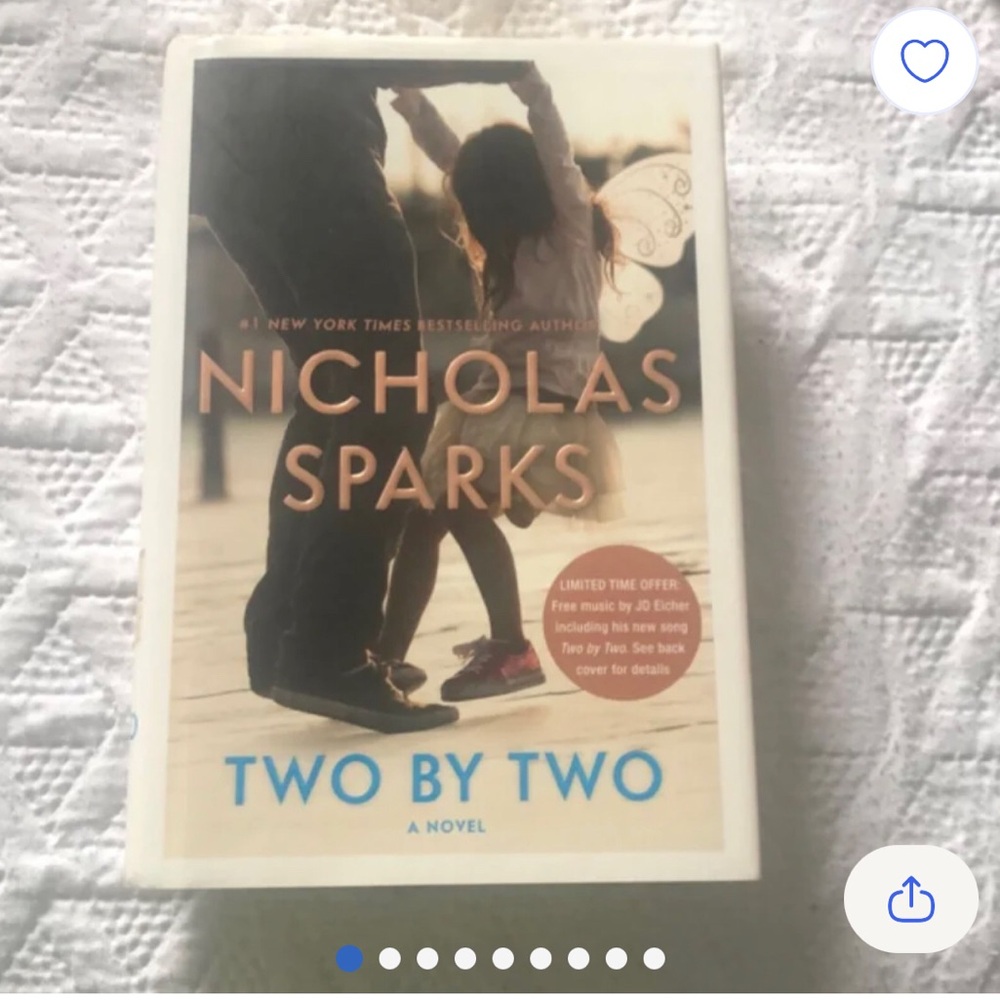 Two by Two Nicholas Sparks First Edition First Print SIGNED